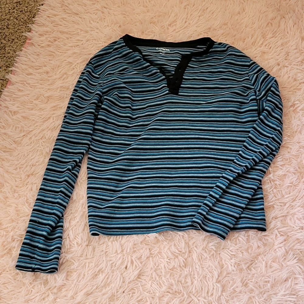 ⭐3 for $15 SALE!⭐ Vintage grunge stripe longsleeve
